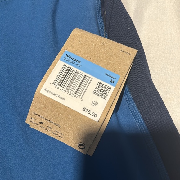 Nike yoga pants dri-fit size M blue - Picture 4 of 5